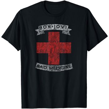 Bon Jovi Camiseta Bad Medicine para mujer