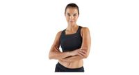 camiseta de tirantes para mujer kiprun x meline rollin race 900 light black crop top running
