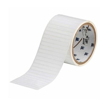 Brady THT-142-423-2.5 etiqueta de poliéster blanco brillante 63,50 x 5,08 mm (original)