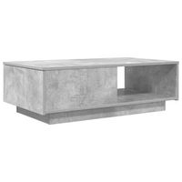 mesa de centro 95x55x31 cm madera - gris
