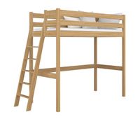 cama alta de roble n02 roble natural