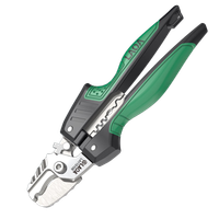 laoa cortador de cables de acero inoxidable alicates para cables de 8 pulgadas electricista - herramienta de prensado de terminales de alicates pelacables especificos