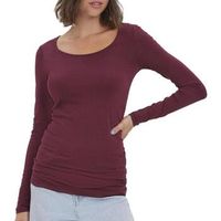 vero moda camiseta manga larga maxi my ls soft para mujer