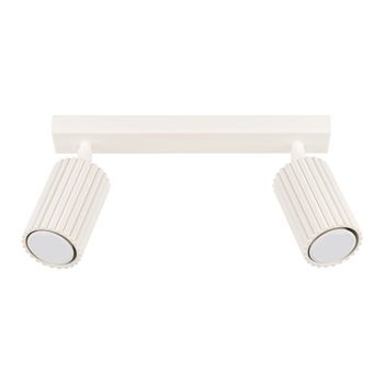 Lámpara de techo beige aluminio alt. 30 cm
