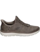 deportivas skechers slip-ins summits korlo en taupe 41