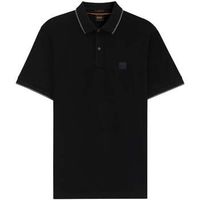 boss polo slim fit passertip polo shirt black para hombre
