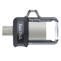 memoria micro usb  usb 30 sandisk ultra dual drive m30 32gb grey  silver sddd3-032g-g46