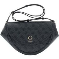 guess bolso bolso con solapa coleen monogramme logo carbon ii para mujer