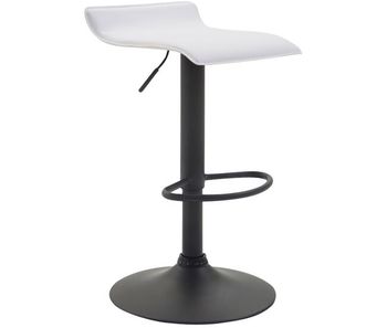 Taburete de bar dyn v2 tapizado en cuero sintético 39x36x63-84 cm