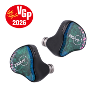 linsoul ziigaat luna 6 auriculares intrauditivos de estudio con controladores de armadura balanceada auriculares hifi con cable intercambiable de 2 pines