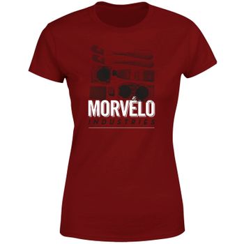 Morvelo Industries Women's T-Shirt - Burgundy - S - Burgundy