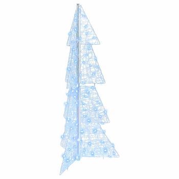 Árbol De Navidad 100 Led Frío 120 Cm Acrílico Vidaxl