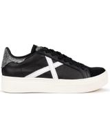 de munich zapatillas munich rete sky 8085072 negras con logo x blanco negro