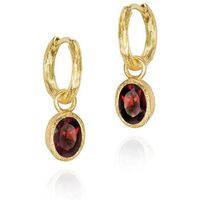 jorge revilla pendientes pendientes con aro pequeno zen birthstones para mujer