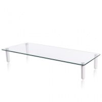 newstar soporte elevador para monitor cristal transparente
