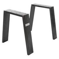 2x patas de mesa loft 44 x 42 cm ml-design