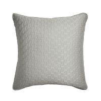 ted baker t quilted pillow sham - 65x65cm - silver