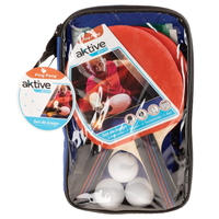 color baby - palas ping pong 2 palas con 3 petolas y red 155 cm en bolsa aktive sports 52487