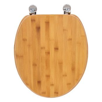 Asiento De Inodoro De Bambú