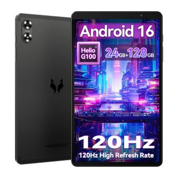 HEADWOLF FPad 6SE MediaTek Helio G100 MTK8781 Octa Núcleo 4 GB de RAM + 20 GB de memoria virtual 128GB ROM Desbloqueo fa