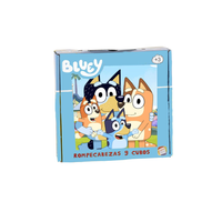 cefa - rompecabezas bluey con 9 cubos 21 x 22 x 6 cm 88319