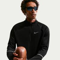 nike miler  camiseta de running hombres - negro plateado