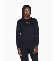 ax armani exchange para mujer xw001846af18853uc001 sudadera french terry negro l casual algodon