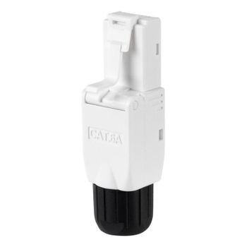 Conector RJ45 Nanocable 10.21.0601 Blanco Cat6A Auto Crimpable 10 uds