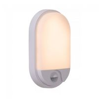 aplique de exterior led sensor movimiento hups 10w