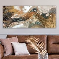 pintura decorativa lienzo yty110825714050120 multicolor 50x120