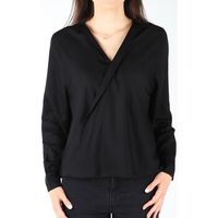 wrangler camisa ls wrap shirt black w5180bd01 para mujer