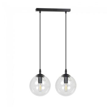 Regleta de techo sagan transparente (2 luces)