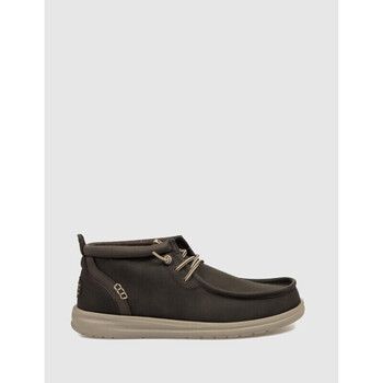 HEYDUDE Botines ZAPATILLA WALLY MID GRIPR CLASSIC MARRÓN para hombre