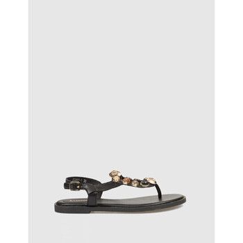Kamome Trends Sandalias SANDALIA DE DEDO HELEN NEGRO para mujer