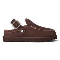 ugg sandalias zueco goldenstar evelina marron para mujer