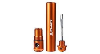 Kit de reparacion tubeless   impactador de co2 granite design suture aero naranja
