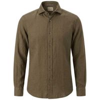 tintoria mattei camisa manga larga j66 tnp linen-uq2 para hombre