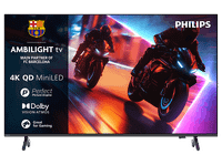 tv mini led 75 - philips ambilight 75mled920 4k qd miniled 189cm smart dolby vision y atmos titan os negro