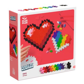 Puzzle 3D Plus Plus - Corazones   Aprende A Construir Dinosaurios  Rompecabezas Niños  Juegos Educativos Niños 5 Años  Puzzle 5 Años  Juegos para Niños