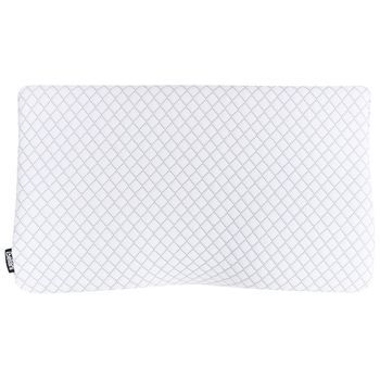 Almohada Ergonómica De Espuma Viscoelástica Para Dormir Boca Arriba 50 X 30 Cm Blanca Elgon