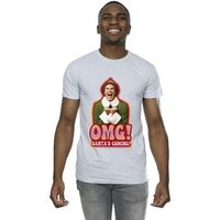 elf camiseta santas coming para hombre