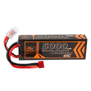 Batería LiPo ZOP Power 11,1V 5000mAh 45C 3S con enchufe T Deans para drones de carreras FPV