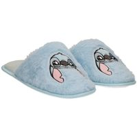 stitch pantuflas zapatillas de casa abierta faces azul nina para nina