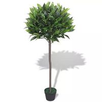 laurel artificial con maceta 125 cm verde dec021933