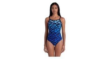 Banador arena surf s up mujer negro azul