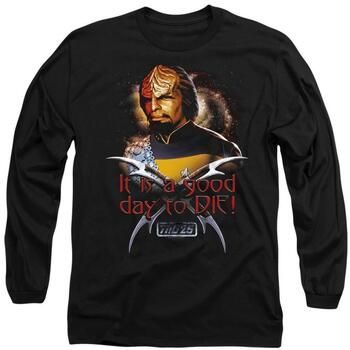 Star Trek Camiseta manga larga Good Day to Die para mujer