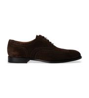 polo ralph lauren para hombre 811p15884001 zapatos wingtip owen de ante marron 41 plano cordones casual