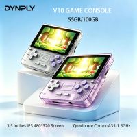 consola de juegos retro powkiddy v10 con pantalla ips oca hd de 35 pulgadas y resolucion 480320 rk3326 de codigo abierto linux regalo para ninos