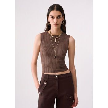 Liu Jo Blusa Top cruzado en Lurex para mujer