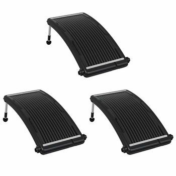 Paneles Calefactores Solares De Piscina Curvos 3 Uds 110x65 Cm Vidaxl